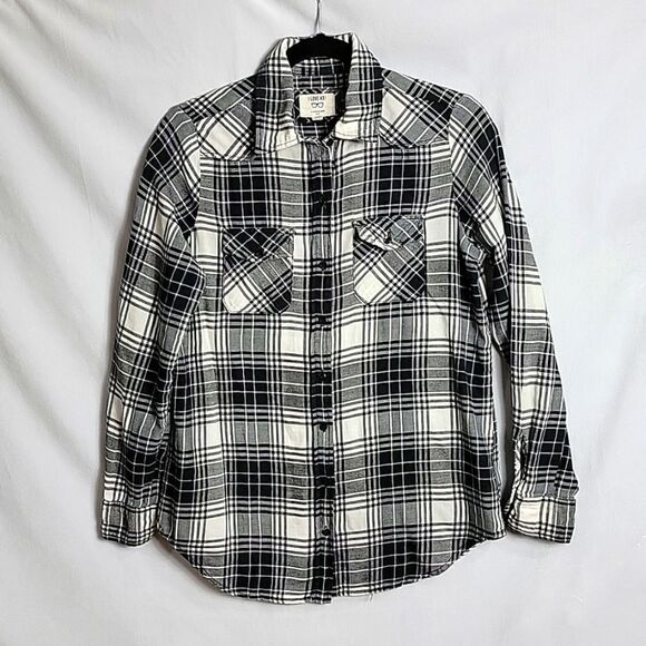 🖤5/$20🖤 I LOVE H81.. plaid flannel.. - Picture 1 of 12